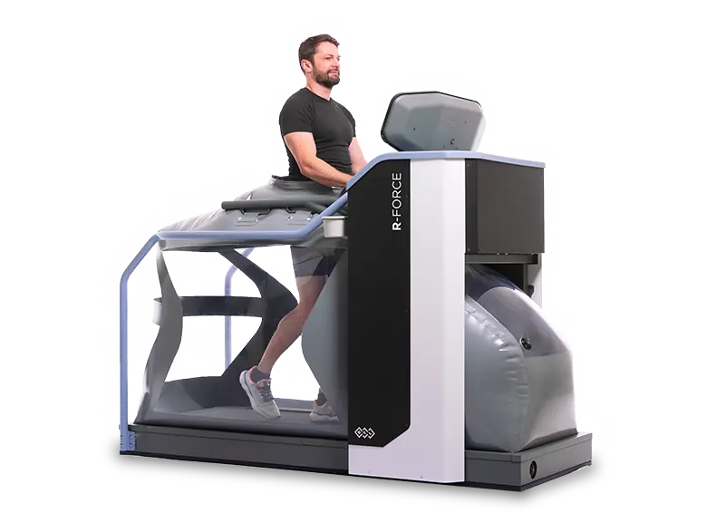 R-Force Mechanismus – Gewichtsentlastung und Gehtraining